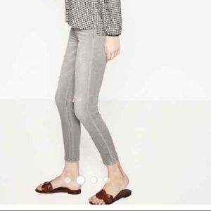 Zara gray skinny jeans stretch sz 24 0